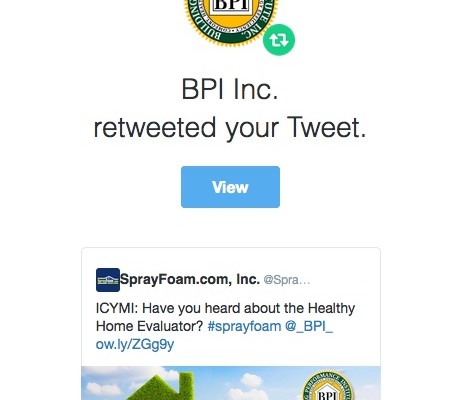 BPI retweeted SprayFoamMagazine.com