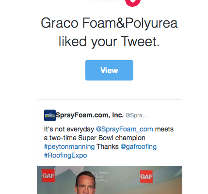 Graco retweeted SprayFoamMagazine.com