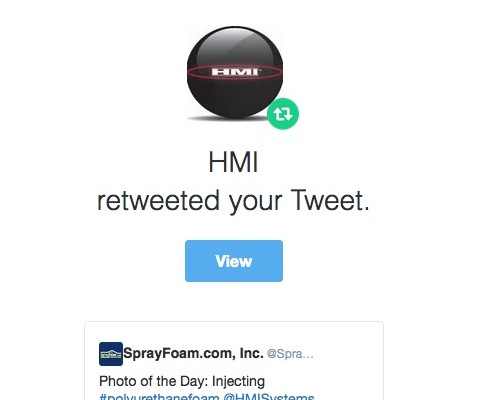 HMI retweeted SprayFoamMagazine.com