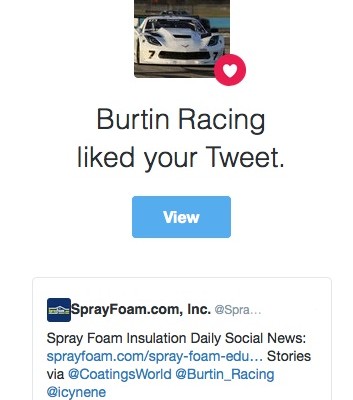 Burtin liked a SprayFoamMagazine.com tweet.