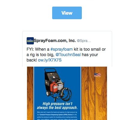 Showroom Partners liked a SprayFoamMagazine.com tweet.